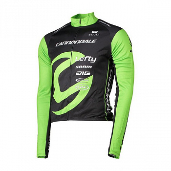 Джерсі Cannondale EVOLUTION PRO ZAP з довжин. рукавом, L/S, чоловіче, GRN (зелене), S